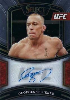 2021 Panini Select UFC - Signatures #SG-GSP Georges St-Pierre Front