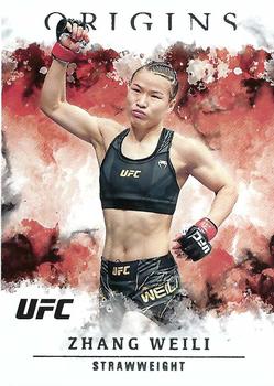 2021 Panini Chronicles UFC #35 Zhang Weili Front