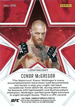 2021 Panini Chronicles UFC #89 Conor McGregor Back