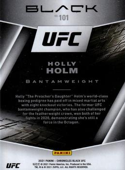 2021 Panini Chronicles UFC #101 Holly Holm Back