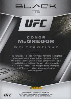 2021 Panini Chronicles UFC #115 Conor McGregor Back