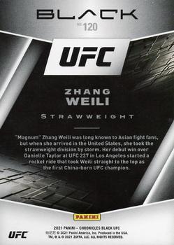 2021 Panini Chronicles UFC #120 Zhang Weili Back