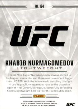 2021 Panini Chronicles UFC #164 Khabib Nurmagomedov Back