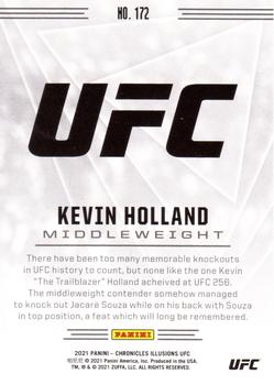 2021 Panini Chronicles UFC #172 Kevin Holland Back