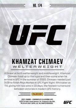 2021 Panini Chronicles UFC #174 Khamzat Chimaev Back