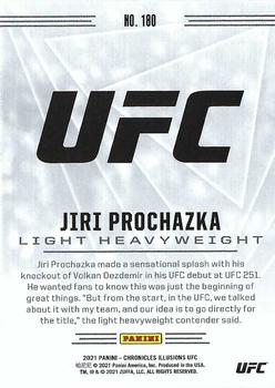 2021 Panini Chronicles UFC #180 Jiri Prochazka Back