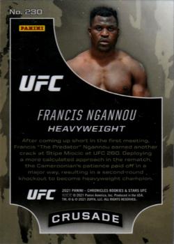 2021 Panini Chronicles UFC #230 Francis Ngannou Back