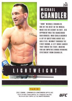 2021 Panini Chronicles UFC #268 Michael Chandler Back