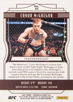2021 Panini Chronicles UFC - Gold #50 Conor McGregor Back
