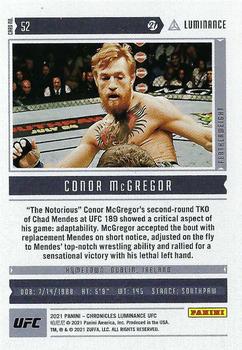 2021 Panini Chronicles UFC - Pink #52 Conor McGregor Back