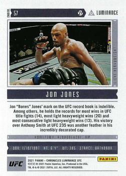 2021 Panini Chronicles UFC - Pink #57 Jon Jones Back