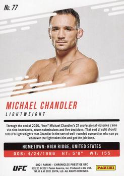 2021 Panini Chronicles UFC - Pink #77 Michael Chandler Back