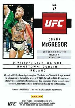 2021 Panini Chronicles UFC - Pink #96 Conor McGregor Back
