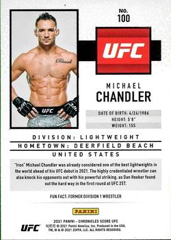 2021 Panini Chronicles UFC - Pink #100 Michael Chandler Back