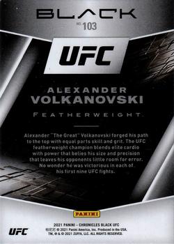 2021 Panini Chronicles UFC - Pink #103 Alexander Volkanovski Back