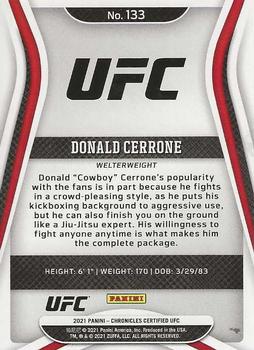2021 Panini Chronicles UFC - Pink #133 Donald Cerrone Back