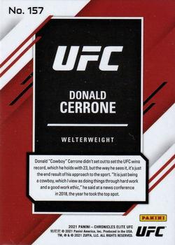 2021 Panini Chronicles UFC - Pink #157 Donald Cerrone Back