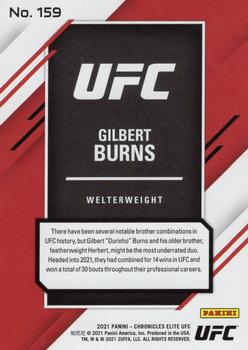 2021 Panini Chronicles UFC - Pink #159 Gilbert Burns Back