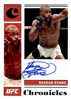 2021 Panini Chronicles UFC - Chronicles Signatures #CS-REV Rashad Evans Front