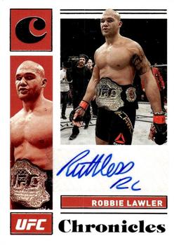 2021 Panini Chronicles UFC - Chronicles Signatures #CS-RLW Robbie Lawler Front