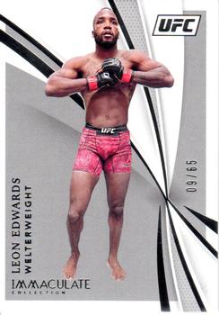2021 Panini Immaculate Collection UFC #45 Leon Edwards Front