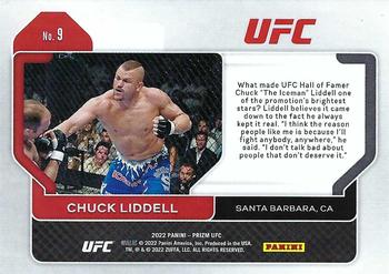 2022 Panini Prizm UFC #9 Chuck Liddell Back