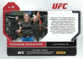 2022 Panini Prizm UFC #40 Roxanne Modafferi Back