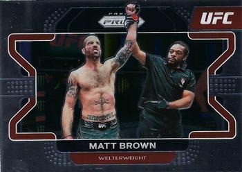2022 Panini Prizm UFC #76 Matt Brown Front