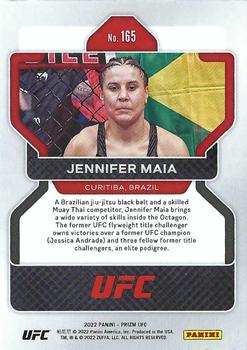 2022 Panini Prizm UFC #165 Jennifer Maia Back