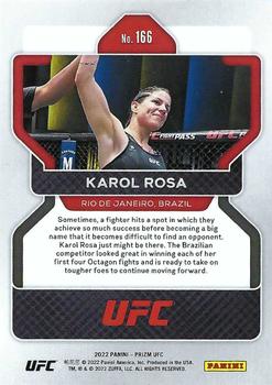 2022 Panini Prizm UFC #166 Karol Rosa Back
