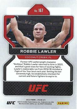 2022 Panini Prizm UFC #167 Robbie Lawler Back