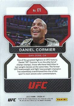 2022 Panini Prizm UFC #171 Daniel Cormier Back
