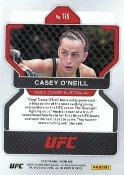 2022 Panini Prizm UFC #179 Casey O’Neill Back