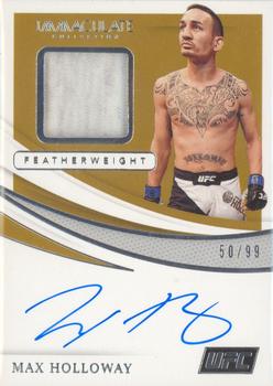 2021 Panini Immaculate Collection UFC - Memorabilia Autographs #MA-MXH Max Holloway Front