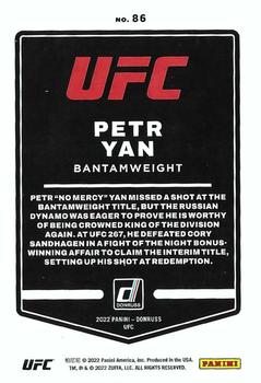 2022 Donruss UFC #86 Petr Yan Back