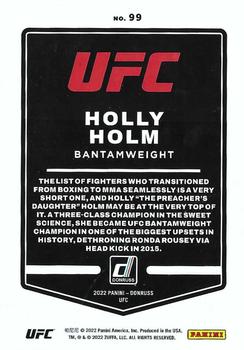 2022 Donruss UFC #99 Holly Holm Back