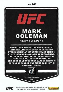 2022 Donruss UFC #162 Mark Coleman Back