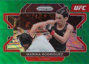 2022 Panini Prizm UFC - Green #46 Marina Rodriguez Front