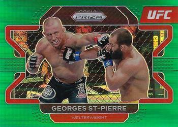 2022 Panini Prizm UFC - Green #61 Georges St-Pierre Front