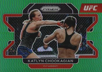 2022 Panini Prizm UFC - Green #64 Katlyn Chookagian Front