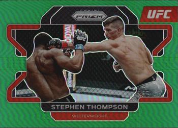 2022 Panini Prizm UFC - Green #90 Stephen Thompson Front