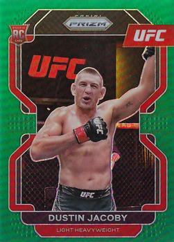2022 Panini Prizm UFC - Green #123 Dustin Jacoby Front