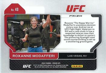 2022 Panini Prizm UFC - Hyper #40 Roxanne Modafferi Back