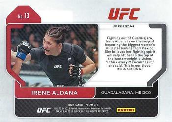 2022 Panini Prizm UFC - Ice #13 Irene Aldana Back