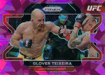 2022 Panini Prizm UFC - Pink Ice #81 Glover Teixeira Front