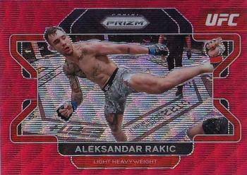 2022 Panini Prizm UFC - Ruby Wave #15 Aleksandar Rakic Front