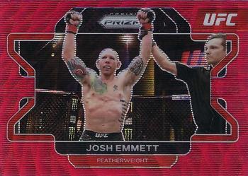 2022 Panini Prizm UFC - Ruby Wave #24 Josh Emmett Front