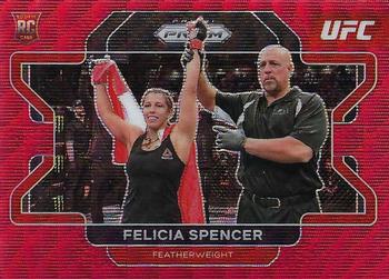 2022 Panini Prizm UFC - Ruby Wave #41 Felicia Spencer Front
