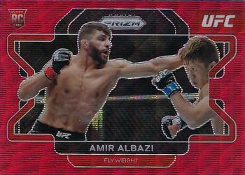 2022 Panini Prizm UFC - Ruby Wave #75 Amir Albazi Front