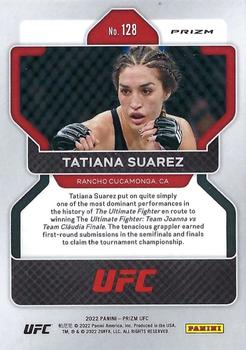 2022 Panini Prizm UFC - Ruby Wave #128 Tatiana Suarez Back